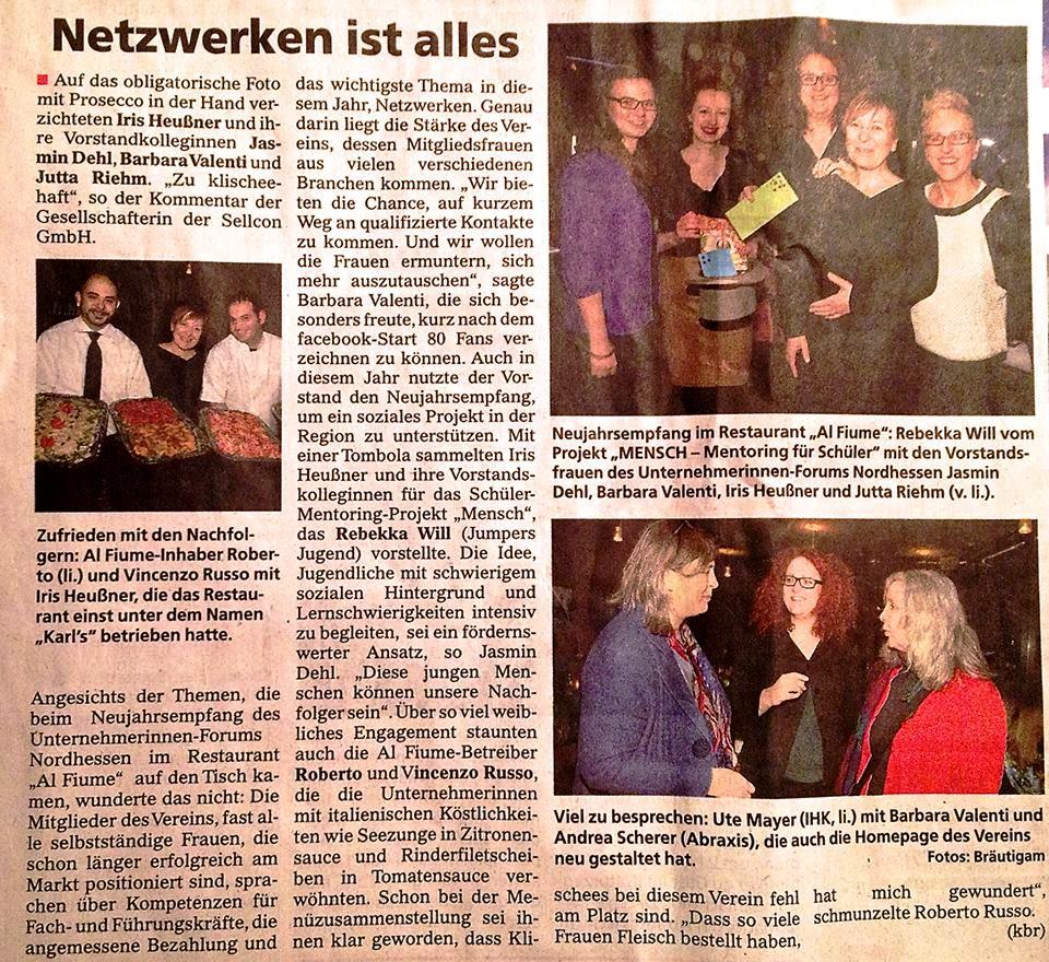 Engagement für Unternehmerinnen in Nordhessen, als Vorstandsmitglied
