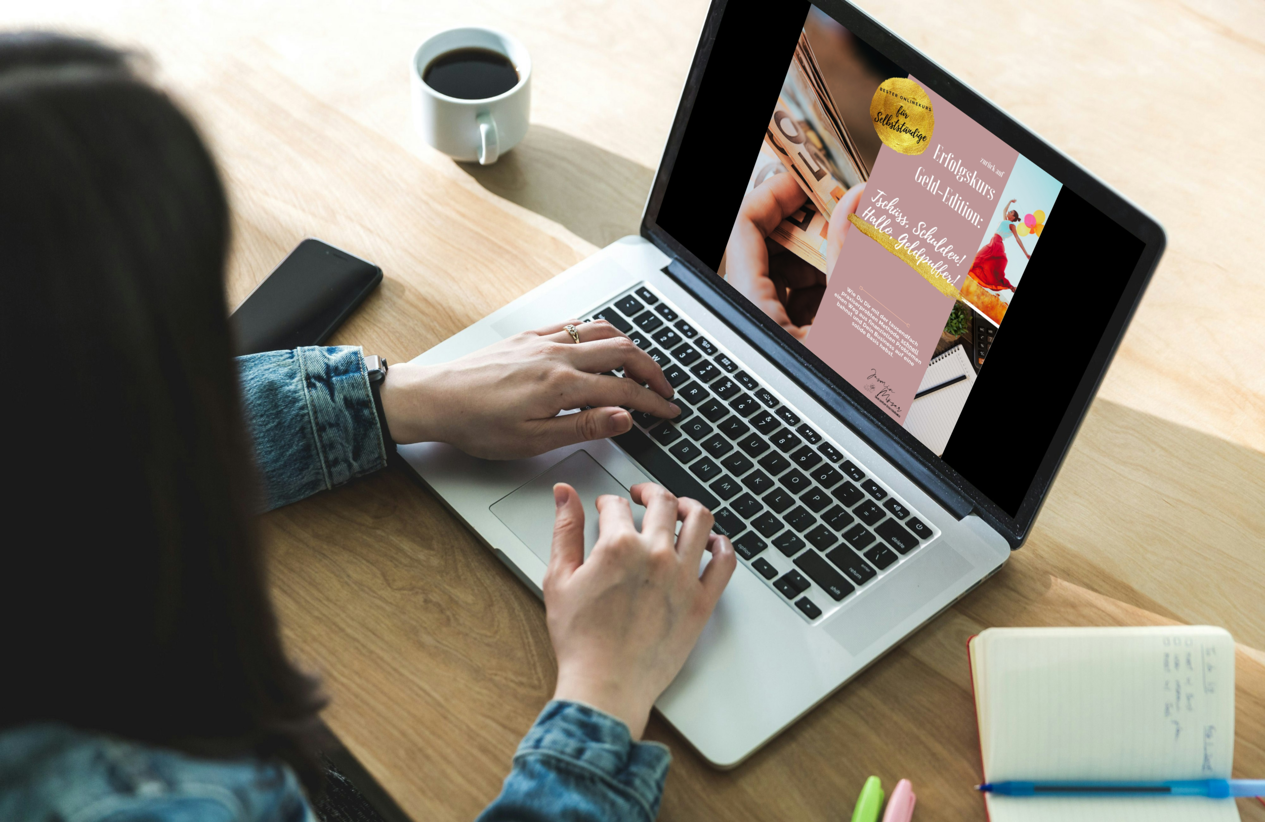 Onlinekurs Unternehmensführung lernen in der Geld-Edition: Tschüss, Schulden! Hallo. Geldpuffer!