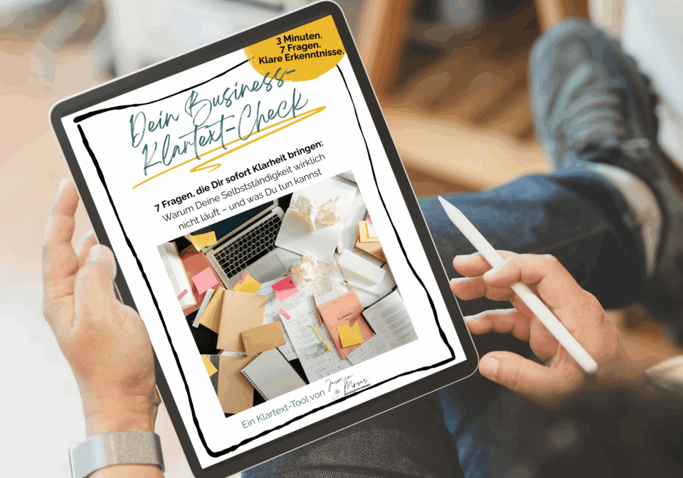 Der Business-Klartext-Check für Selbstständige