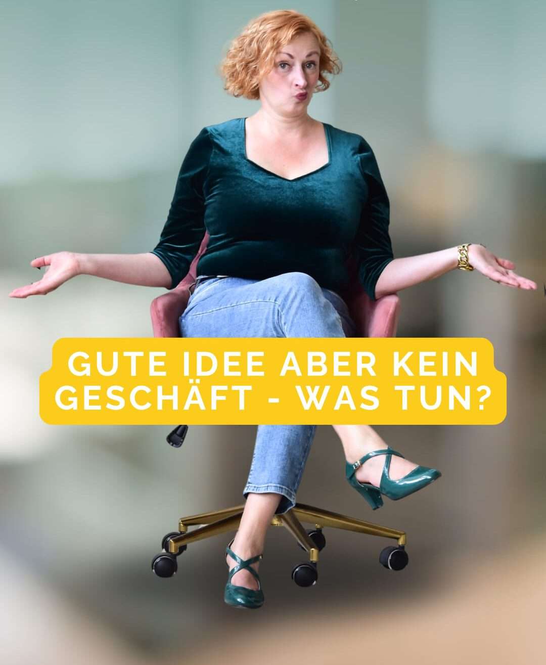 Jasmin Möser berät Selbstständige und kleine Unternehmen, wenn es im Geschäft nicht mehr gut läuft. Zum Beispiel, wenn trotz einer guten Idee, kein Geld verdient wird.