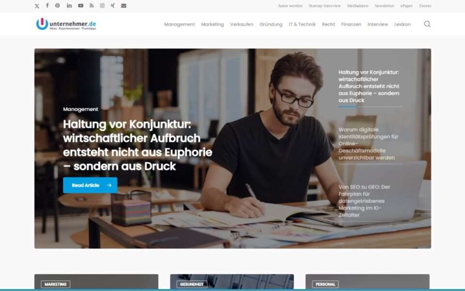 Jasmin Möser ist Expertin für Selbstständigkeit. In Ihrem Gastarikel für unternehmer.de spricht sie über die Haltung von deutschen Unternehmern